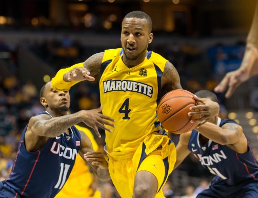 Todd Mayo is an x-factor for the Marquette backcourt this season. (USA Today)